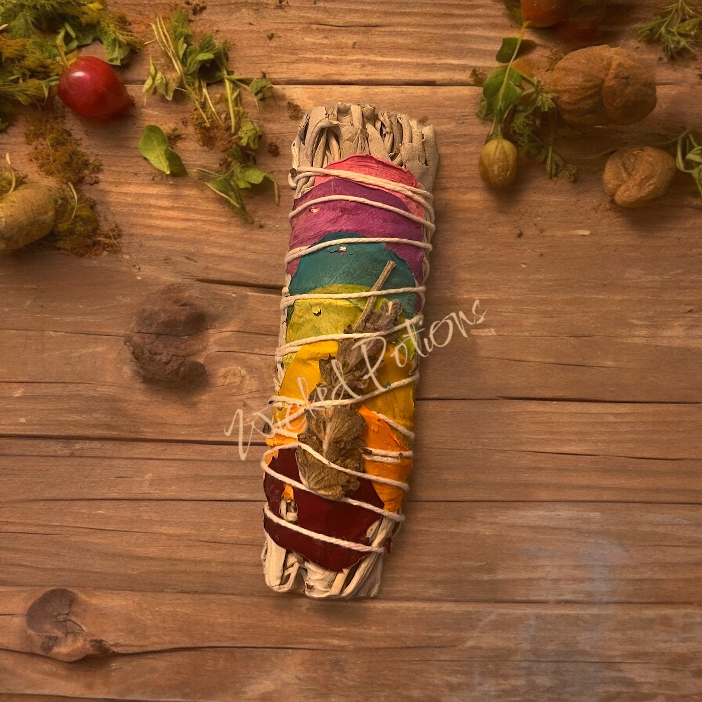 Chakra Smudge Stick